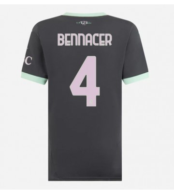 AC Milan Ismael Bennacer #4 Replika Tredjetrøje Dame 2024-25 Kortærmet